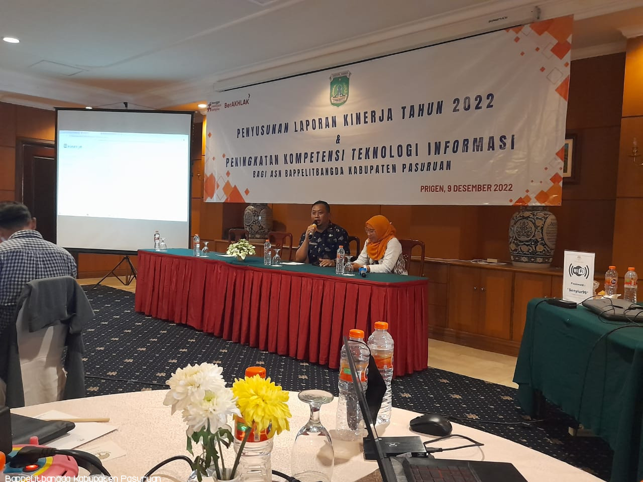 PENYUSUNAN LAPORAN KINERJA TAHUN 2022 dan PENINGKATAN KOMPETENSI TEKNOLOGI INFORMASI