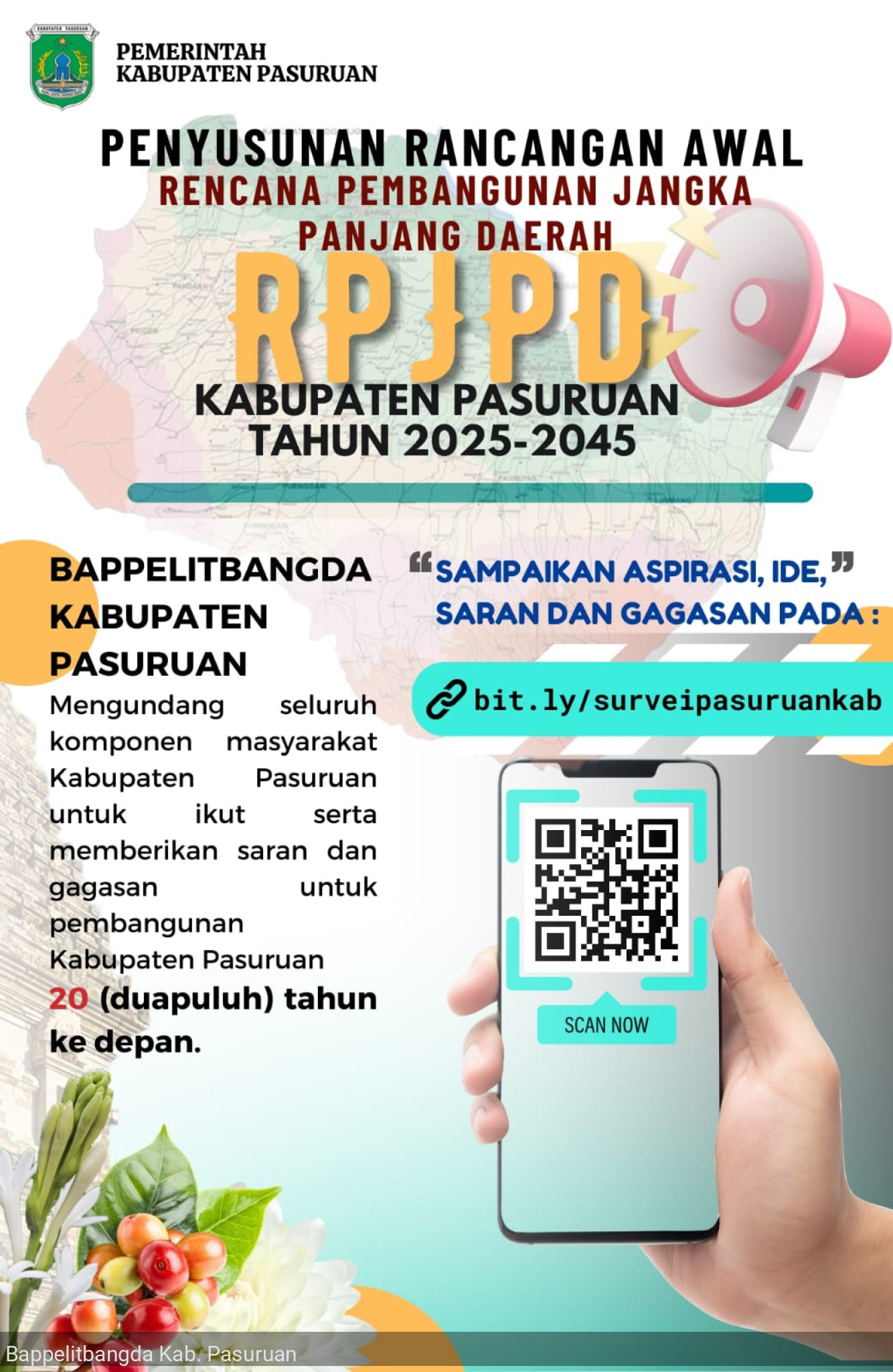 Penyusunan Rancangan Awal Rencana Pembangunan Jangka Panjang Daerah (RPJPD) Kabupaten Pasuruan Tahun 2025-2045