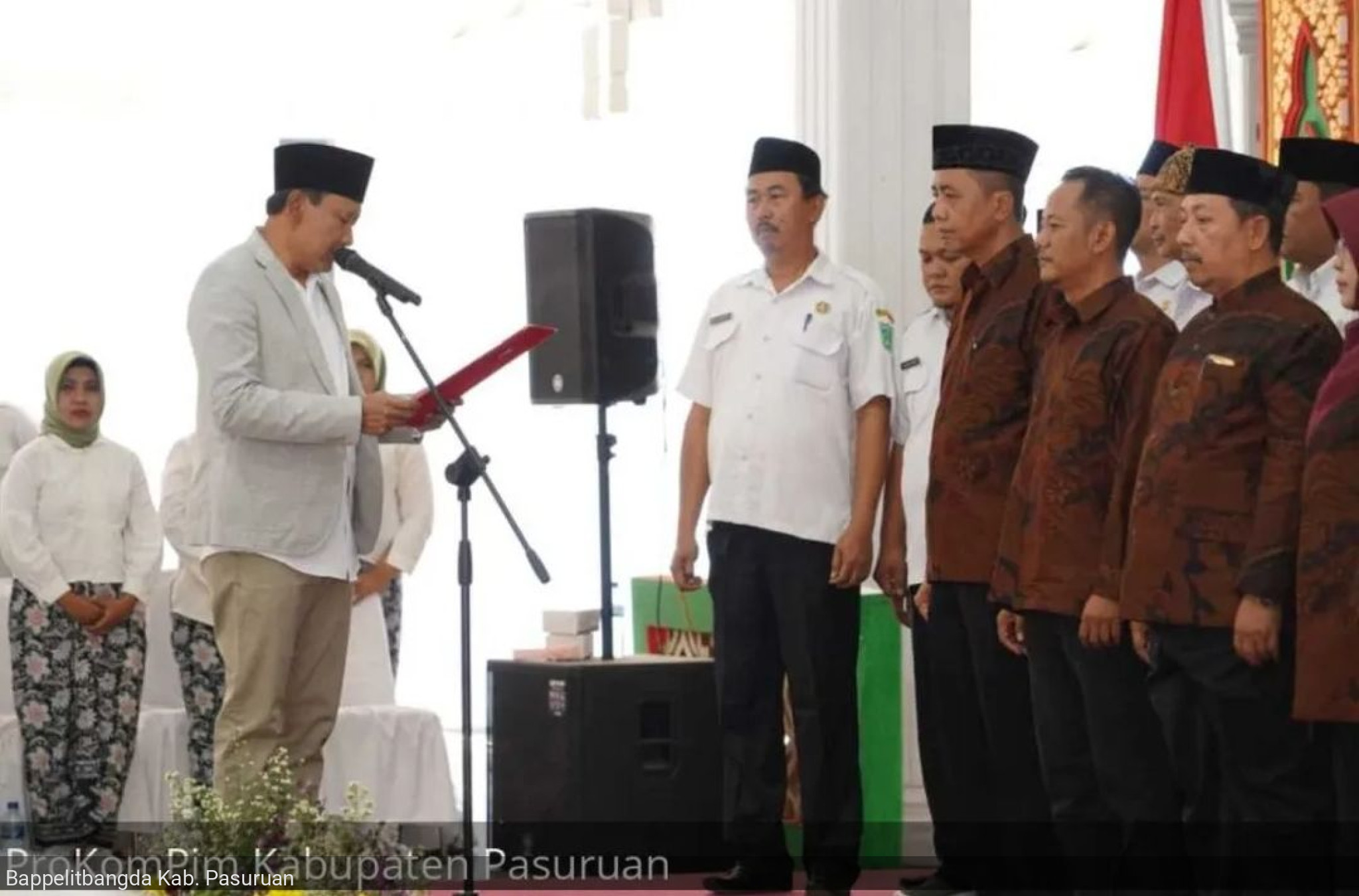 Pengukuhan Kelembagaan Forum Kabupaten Pasuruan Sehat (FKPS) dan Forum Komunikasi Kecamatan Sehat (FKKS) Tahun 2023 serta Penganugerahan Penghargaan Perusahaan Pendukung Gerakan "Kasih Bersanding Mesra"