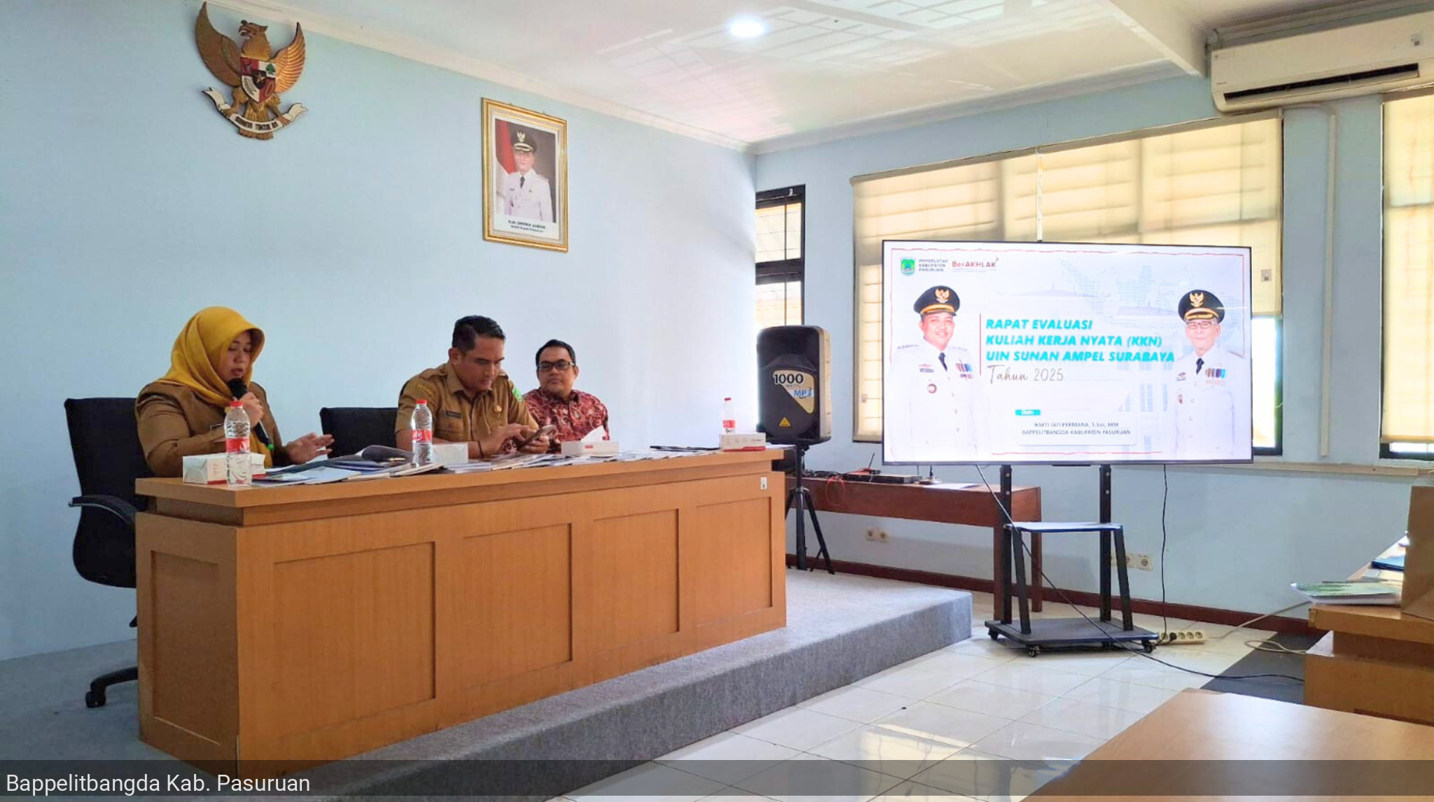 Rapat Evaluasi Pelaksanaan Kuliah Kerja Nyata (KKN) UIN Sunan Ampel Surabaya di Pasuruan Tahun 2025