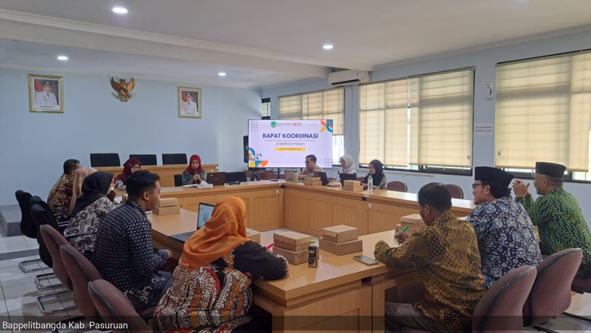 Rapat Koordinasi Pembahasan Persiapan Penetapan SK Lokus Stunting Tahun 2026 di Kabupaten Pasuruan