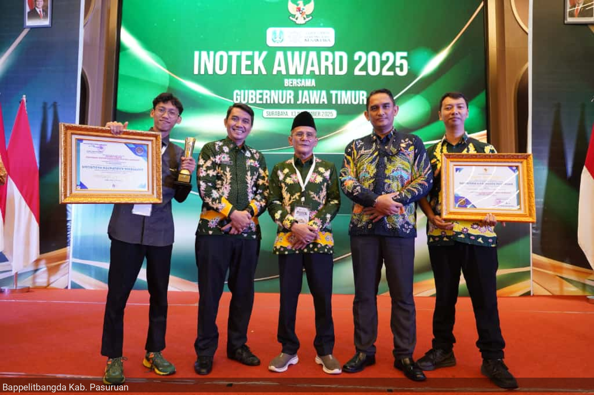 Kabupaten Pasuruan Meraih Prestasi pada Inotek Award Provinsi Jawa Timur Tahun 2025