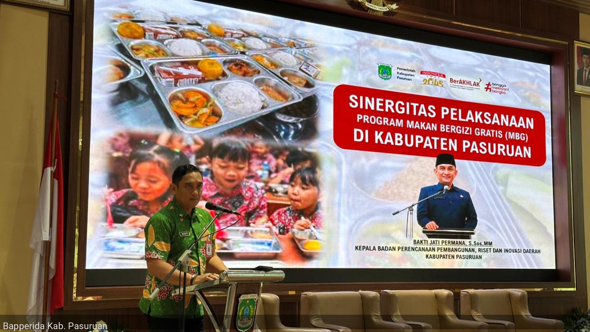 Dukung Program Makan Bergizi Gratis (MBG) melalui Sinergitas Pemerintah Pusat dan Pemerintah Kabupaten Pasuruan