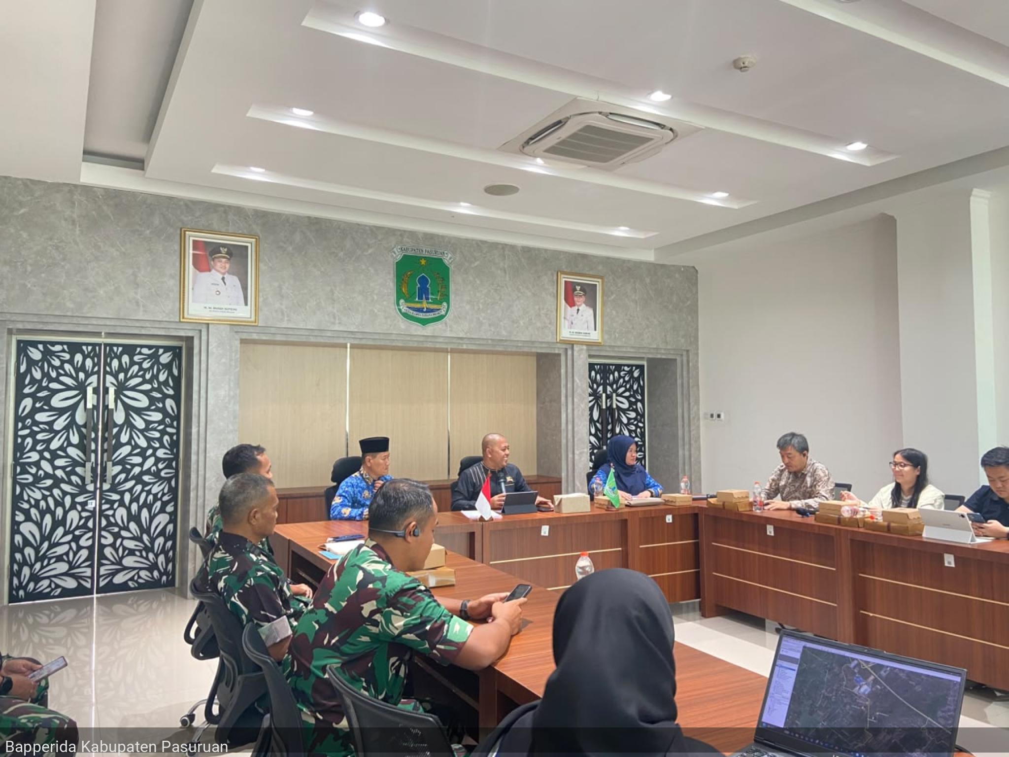 Bapperida Kabupaten Pasuruan Gelar Rapat Koordinasi Permohonan Izin Pembangunan Cerobong Emisi