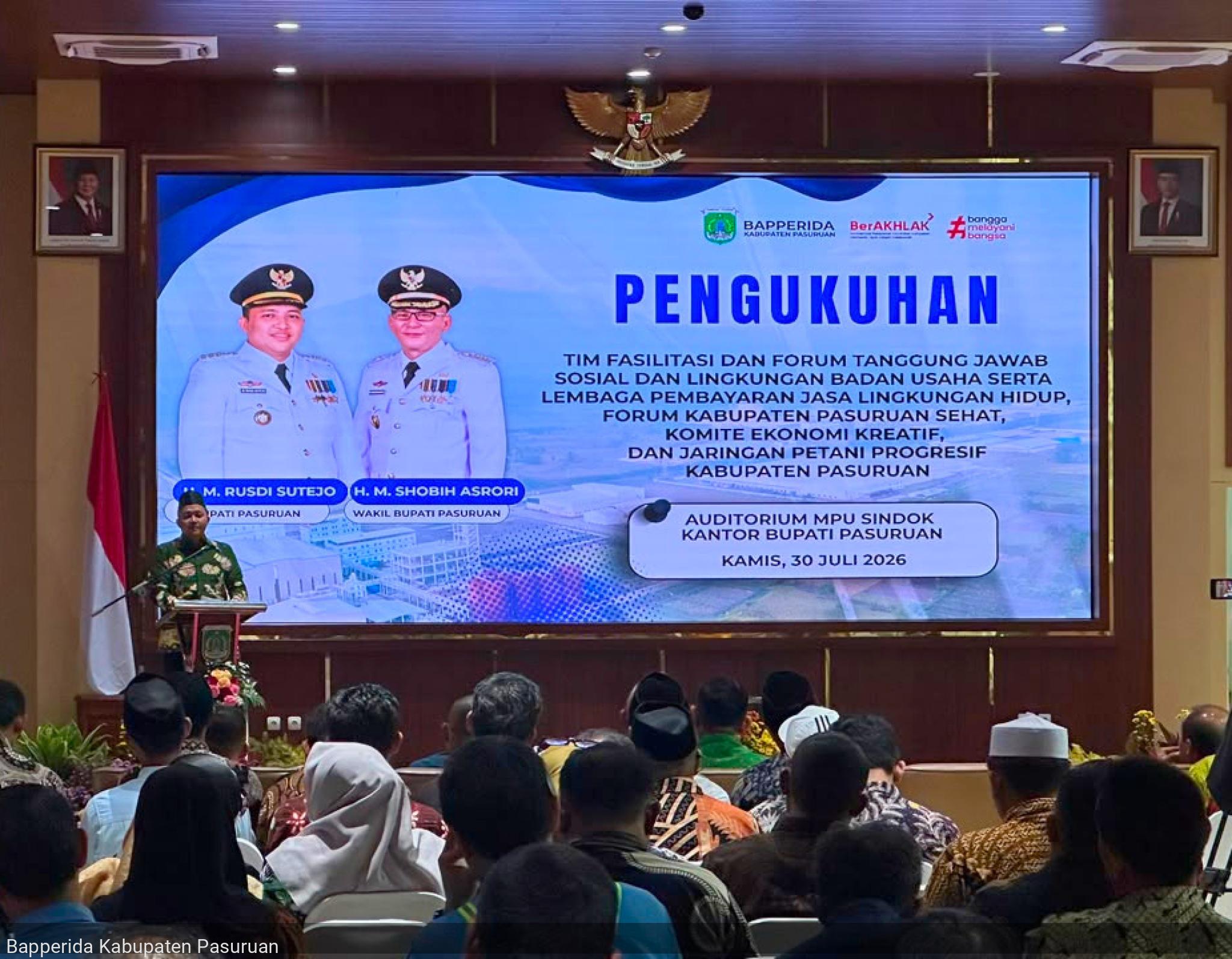 Sosialisasi Tahap III TJSL Badan Usaha dan Pengukuhan Enam Kelembagaan Strategis